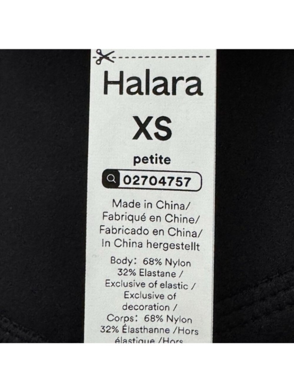 NWT Halara UltraSculpt Flare Leggings XS Petite Black High Rise Pockets - Picture 12 of 14